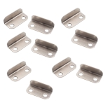 10-Pack Drawer Lock Strike Plates – Metal Right Angle For Home Office & Furniture Security (Silver 10-Pack Drawer Lock Strike Plates – Metal Right Angle For Home Office & Furniture Security (Silver