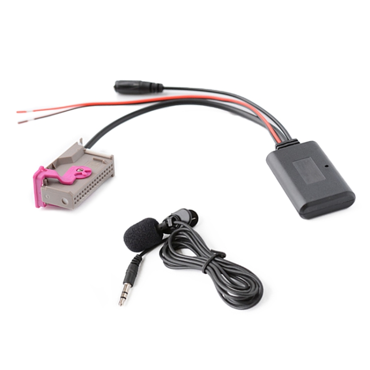 Adattatore Bluetooth AUX Per Audi A3 A4 A6 A8 TT R8 | Compatibile Con RNS-E 32 Pin | Vivavoce E Streaming Musica | Bluetooth 5.0 - 2