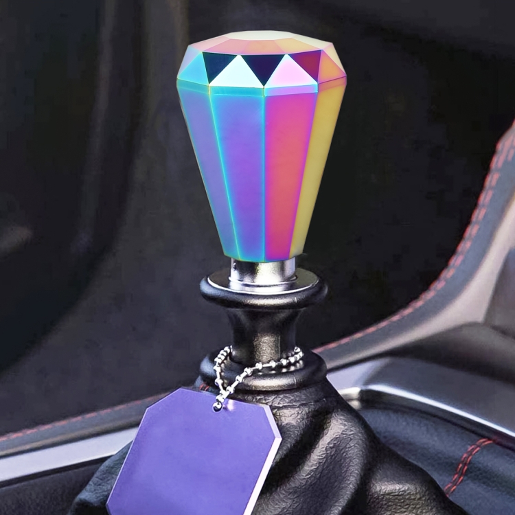 Fdit Portachiavi Creativo A Forma Di Leva Del Cambio - Modellino In Metallo Con Parti Mobili, Nero, Regalo Per Auto - 3