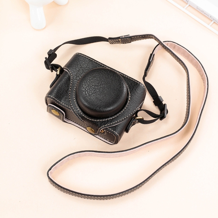 Sony ZV-1F / ZV1M2 フルボディカメラ用 PUレザーケースバッグ
