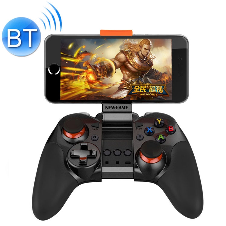 S6 Wireless Bluetooth Game Controller Handle With Bracket & Receiver ...