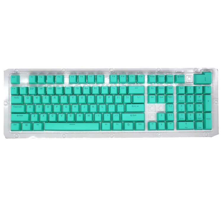 HXSJ P9 104キーPBTカラーメカニカルキーボードキーキャップ（ミント