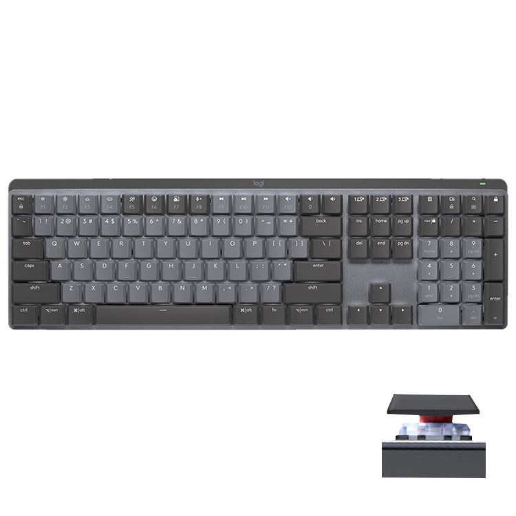 ロジクールキーボード 赤軸 bluetooth キーボード メカニカル