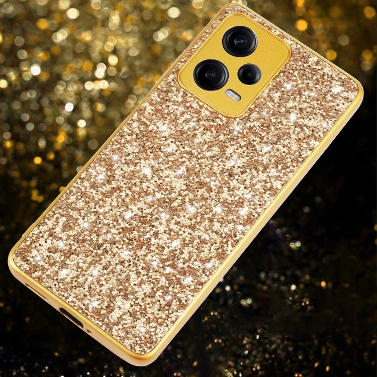 DEDUX Custodia Per Xiaomi Redmi Note 12 Pro 4G – Effetto Marmo Glitter Verde, TPU Morbido, Anti Graffio, Sottile