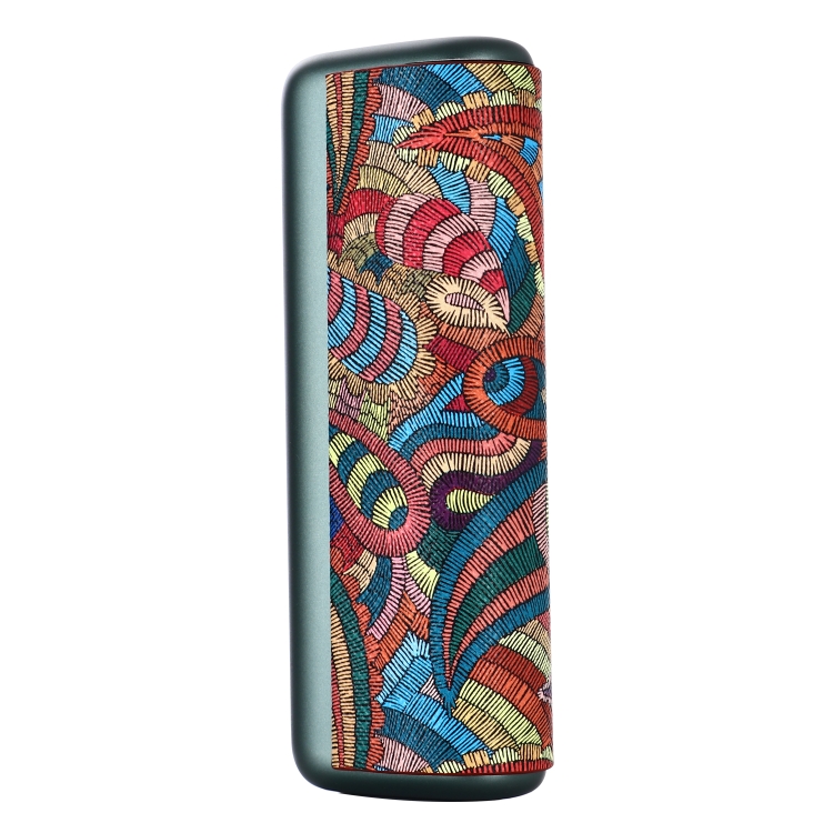 Pour tui de protection pour cigarette lectronique en cuir PU IQOS ILUMA  Prime (taille fleur rouge)