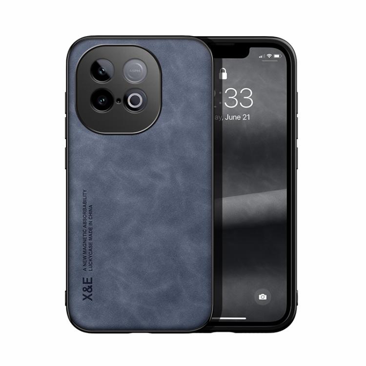 For vivo iQOO Z10 Turbo / Z10 Turbo Pro Skin Feel Magnetic Leather
