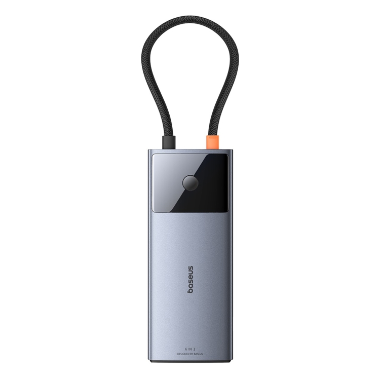 倍思 金属微光系列2 十合一 USB HUB 扩展坞（深空灰）