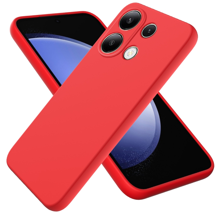 Cover Per Realme X50 5G | Custodia Morbida In Silicone Con Vetro Temperato | Antiurto E Ultrasottile | Colore Rosso - 3