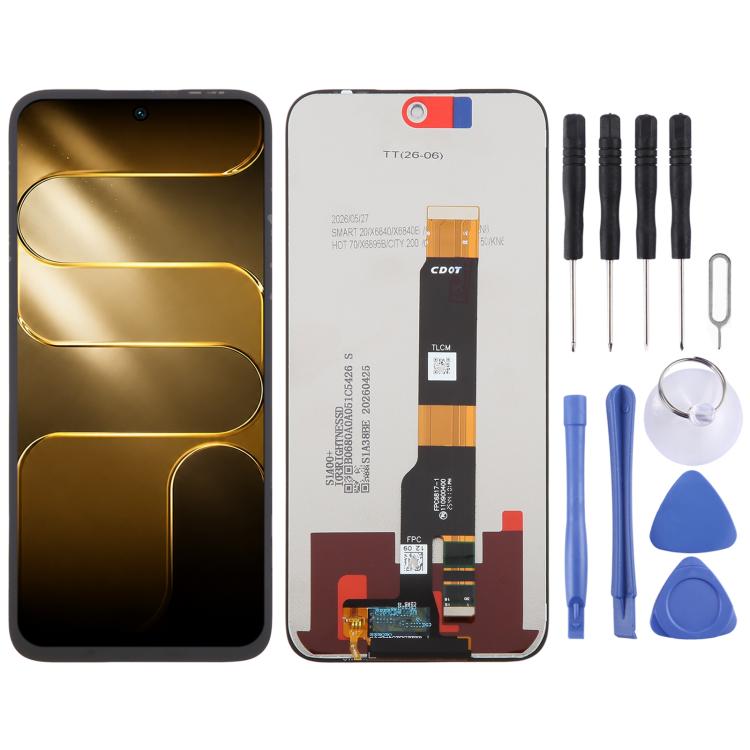For Tecno Pop X 5G OEM LCD Screen with Digitizer Full Assembly