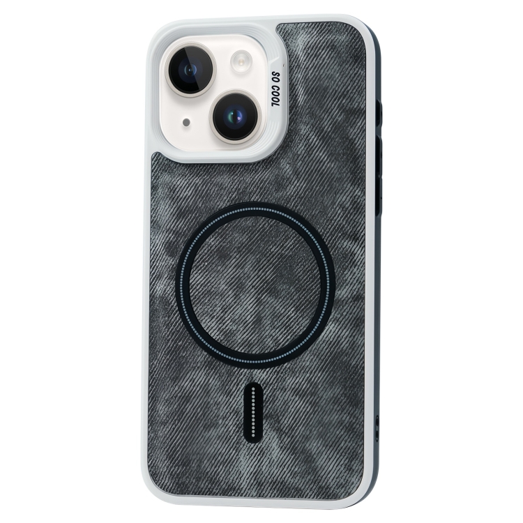 Custodia Magnetica Per IPhone Pro 6,3'' Con Vetro Temperato 9H Incluso, Retro Opaco Traslucido, Antiurto, Blu, Supporta MagSafe