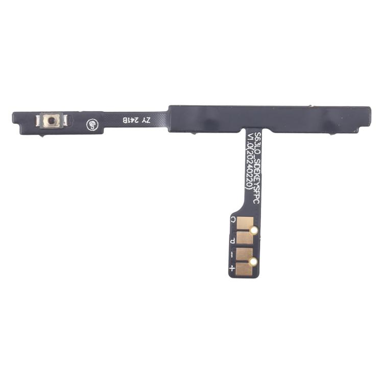 Nappe Flexible ZTE Blade A512 Avec Câbles Power On/off Et Volume, Noir