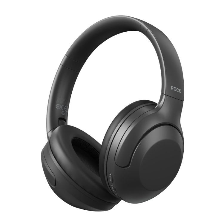 ROCK O3 Head-mounted Noise Reduction Bluetooth Headset(Beige)