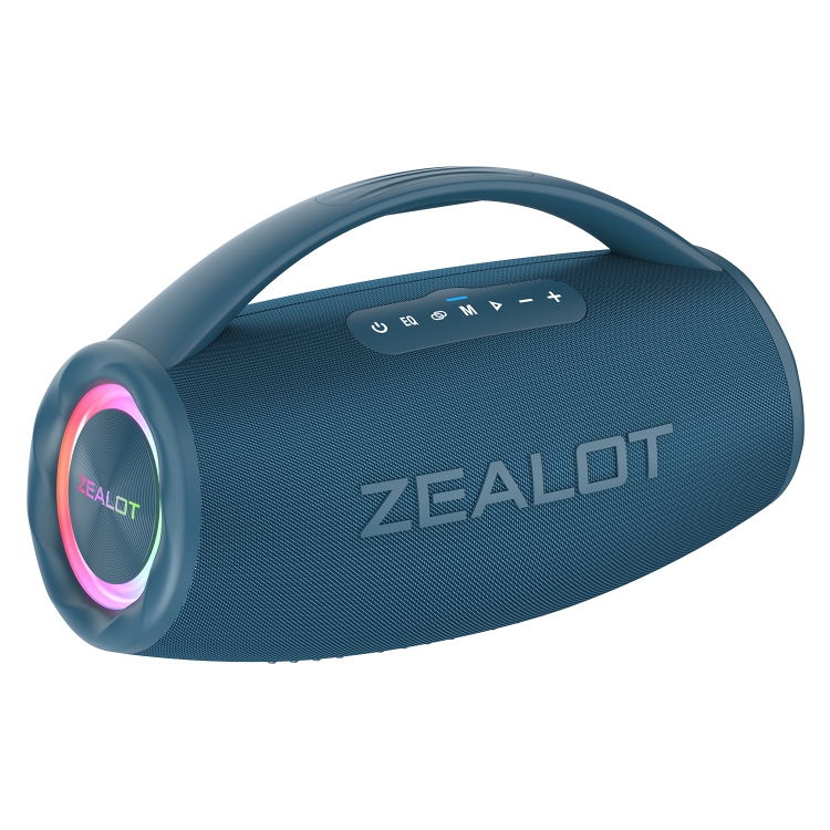 Zealot S97 80W 屋外ポータブル RGB ライト Bluetooth スピーカー (ブルー)
