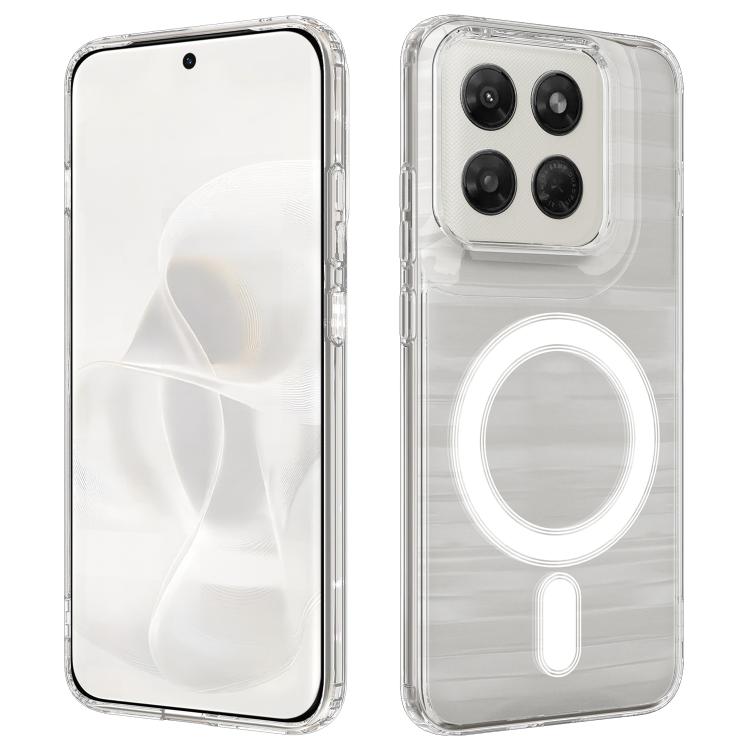 For Motorola Moto G37 / G37 Power / G47 MagSafe Clear Acrylic PC Hybrid TPU Phone Case(Transparent)