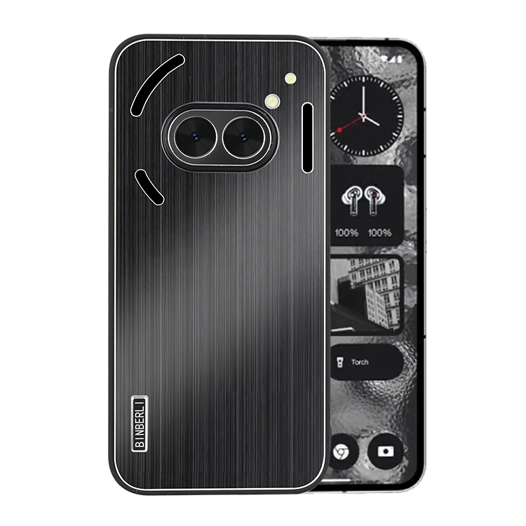 For Nothing Phone 2a PC ハイブリッド アルミ合金 つや消し 耐衝撃
