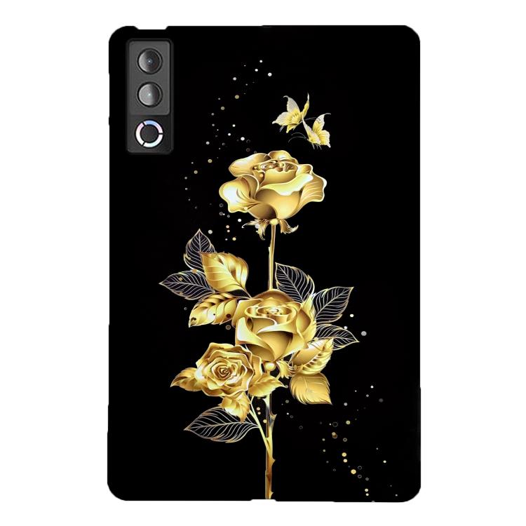 For Lenovo Legion Y900 13 inch 2026 Color Painting Pattern Smart Tablet TPU Case(Golden Rose)