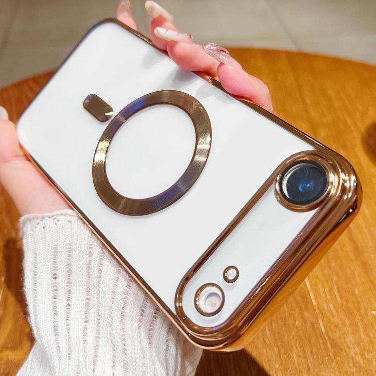 iPhone Air 電気メッキ MagSafe スマートフォンケース（ゴールド）