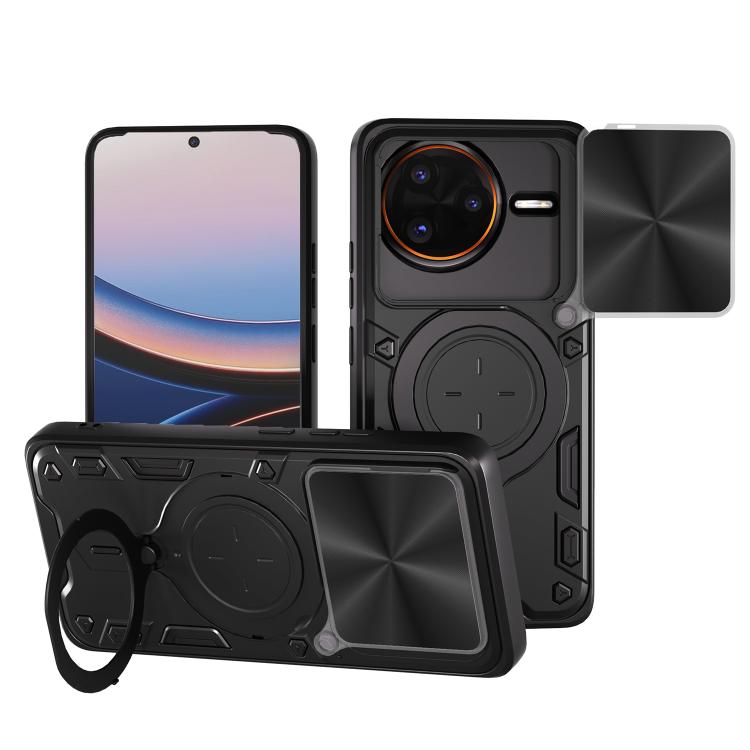 For Xiaomi Civi 1S Magnetic Closure 9 Card Slots Zipper Leather