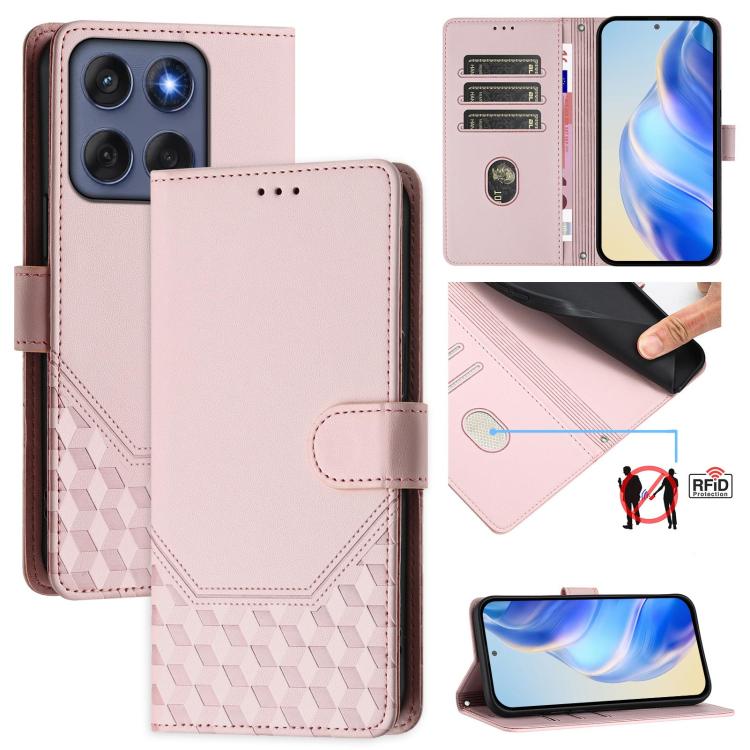 KQXG Cover per Motorola Edge 60 Fusion/Edge 60 Pro - Portafoglio in Pelle Sintetica a Libro Magnetica con Calamita, Custodia Flip Antiurto con Fodera Interna in Silicone -Viola