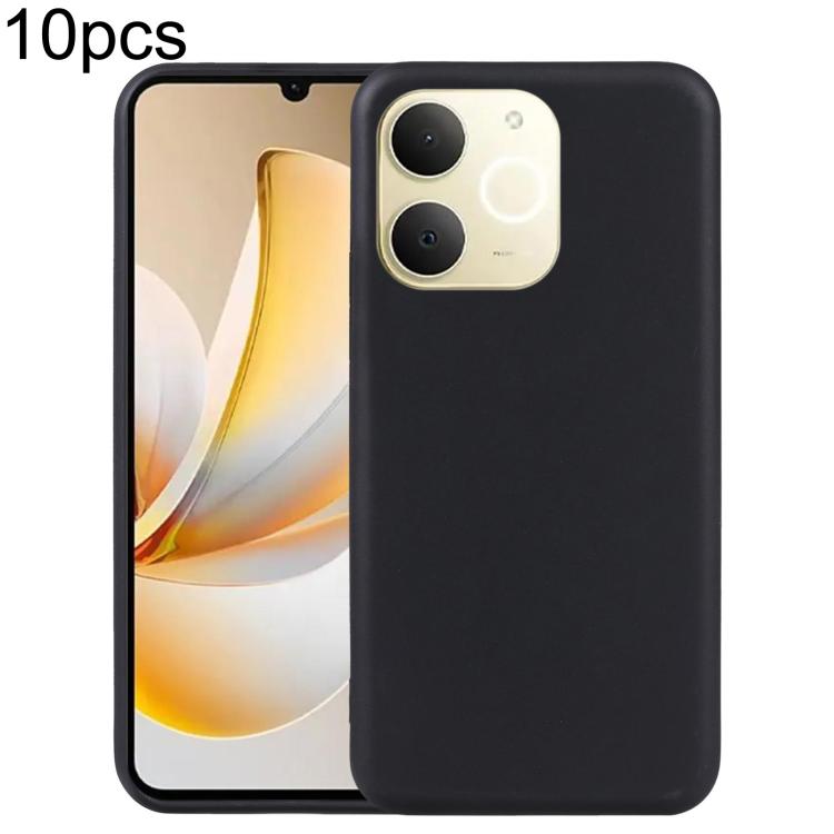 For Realme Note 70 4G 10pcs TPU Phone Case(Black)