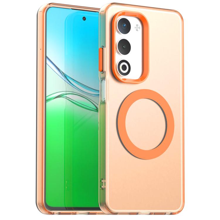OPPO A5 5G用 Global Candy Magsafe PC ハイブリッド TPU 携帯ケース