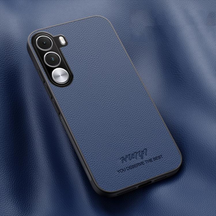 For Realme C100i 4G HUIYI Leather Magnetic Phone Case(Blue)