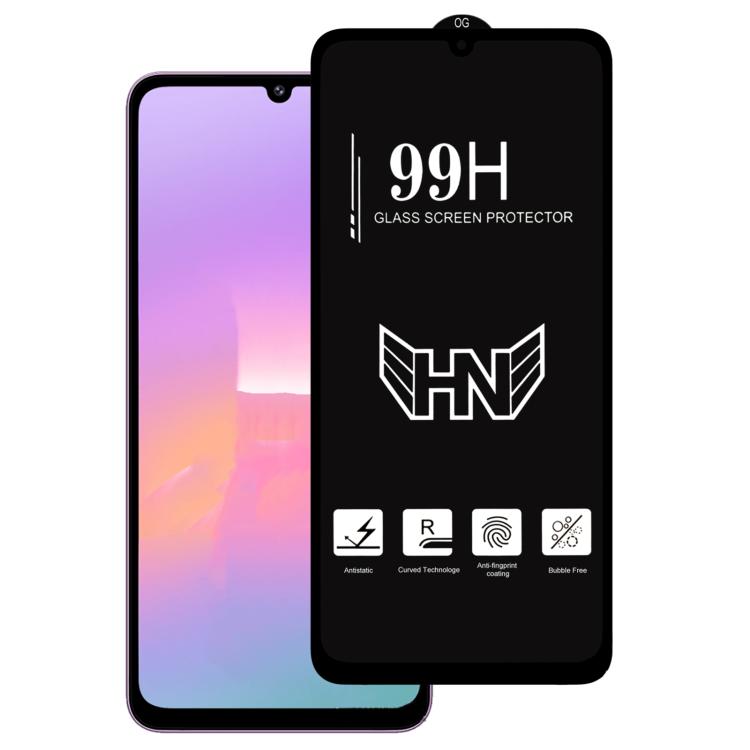 For Galaxy M17e 5G High Aluminum Large Arc Full Screen Tempered Glass Film