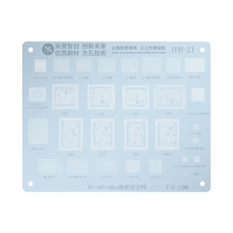 Iph Code Mijing IPH-21 Baseband / Hard Disk / WiFi / NFC / Code Chip BGA ...
