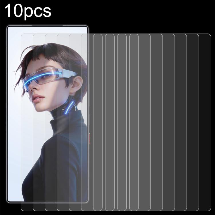 For ZTE nubia RedMagic 11S Pro+ 5G 10pcs 0.26mm 9H 2.5D Tempered Glass Film