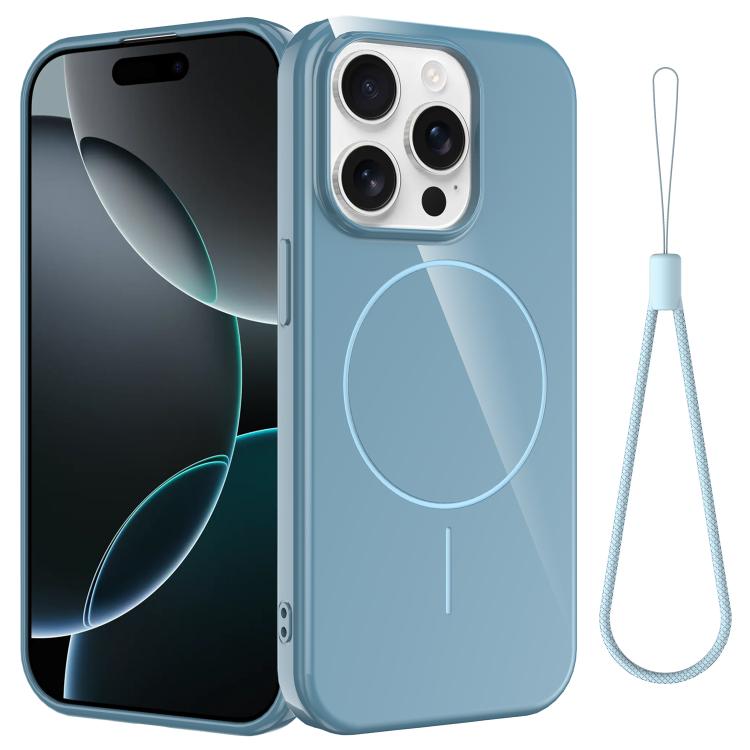 For iPhone 13 Pro Max Glossy TPU Shockproof MagSafe Phone Case