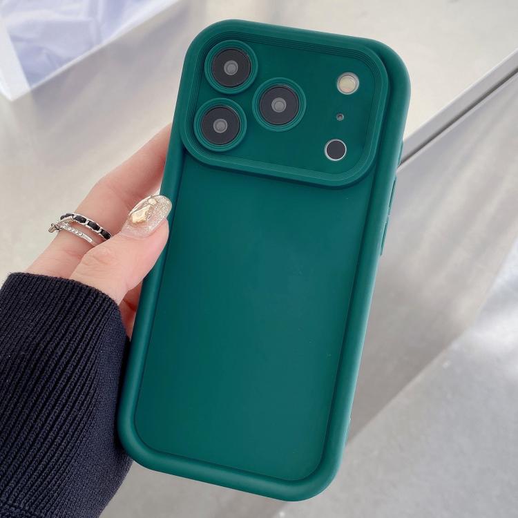 iPhone 17 Pro Max用 耐衝撃フレーム フロスト加工 精密ホール TPU