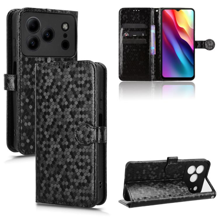 Doogee Note 56 / Note 56 Pro用 ハニカムドットテクスチャレザー携帯