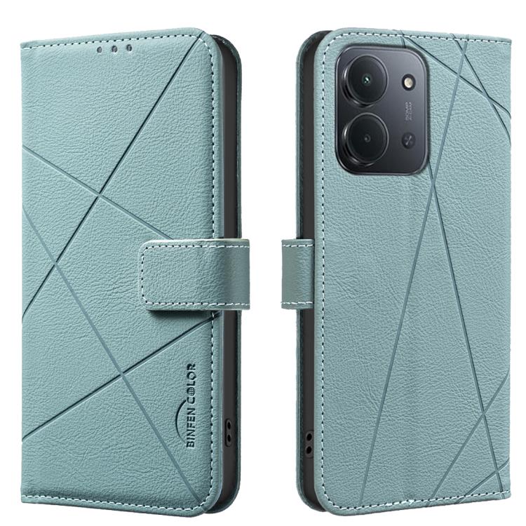 HAOYE Leather Folio Cover per Xiaomi Redmi Note 14 5G (Not for 4G), Premium Pelle PU Portafoglio Flip Case Custodia con [Slot per Scheda] [Funzione di Supporto]. Verde