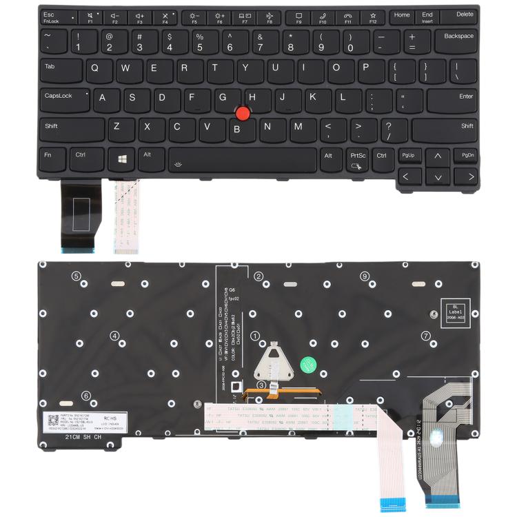 Lenovo ThinkPad X13 Gen 2 20WK 20XH X13 Yoga Gen 2用 US版 バックライト