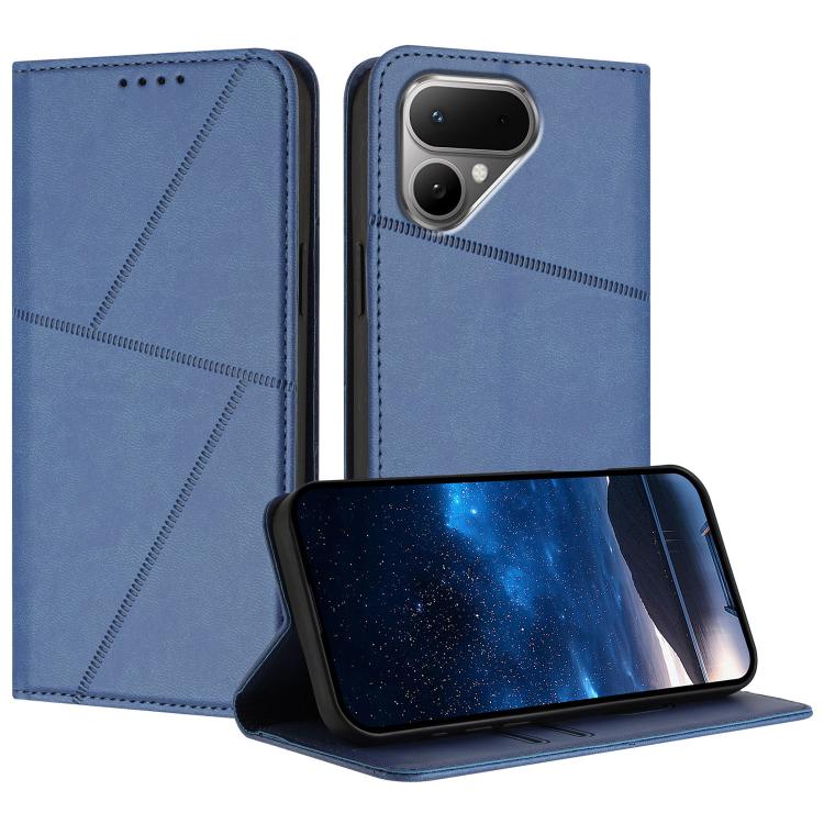 For Tecno Pova Curve 2 5G Strong Magnetic Frosted Flip Leather Phone Case(Royal Blue)