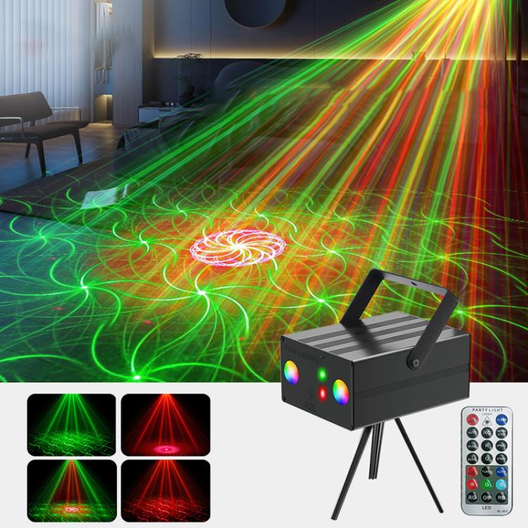 10W Square Laser Light LED Stage Bar KTV Atmosphere Lamp(Black)