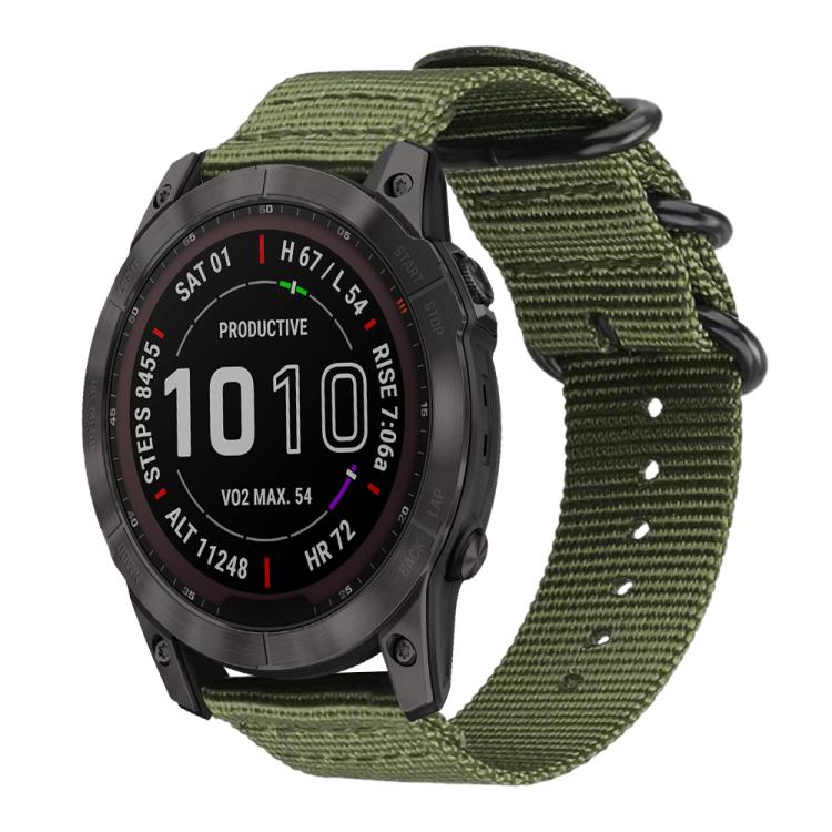 Garmin Fenix 8/7X/6X/5X 26mm xDfind リングバックル ナイロン 