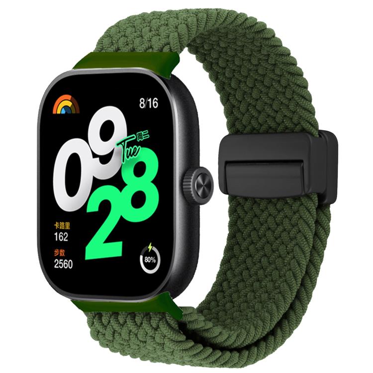 For Xiaomi Band 9 Pro/8 Pro/Redmi Watch6/5/4 xDfind Magnetic Buckle Nylon Braid Loop Watch Band