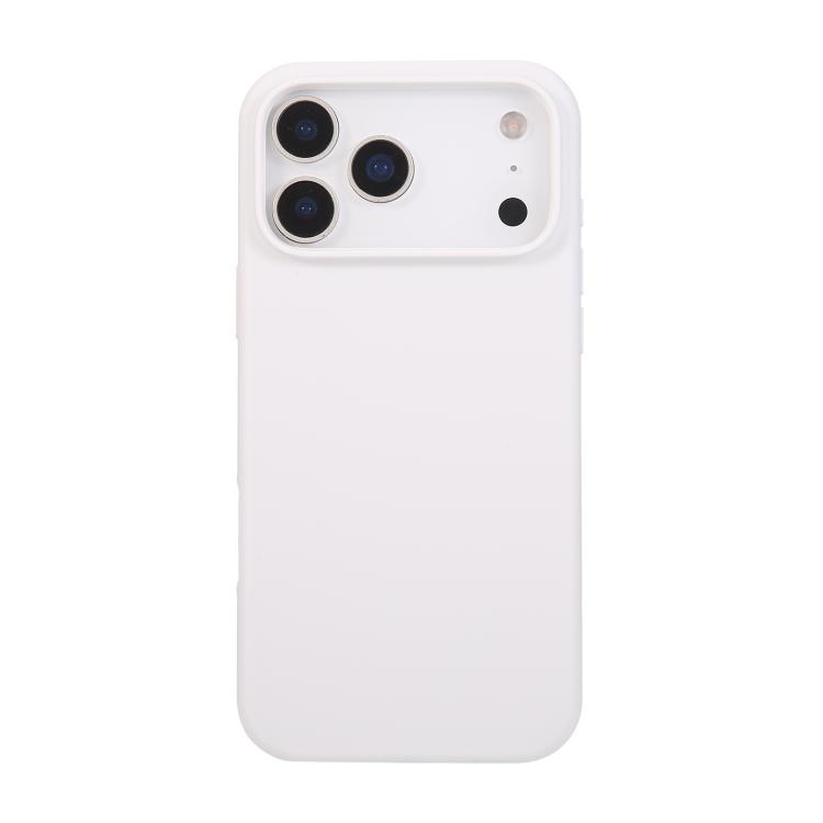 iPhone 17 Pro用 液体シリコンケース（ホワイト）
