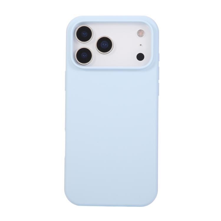 iPhone 17 Pro用 液体シリコンケース（スカイブルー）