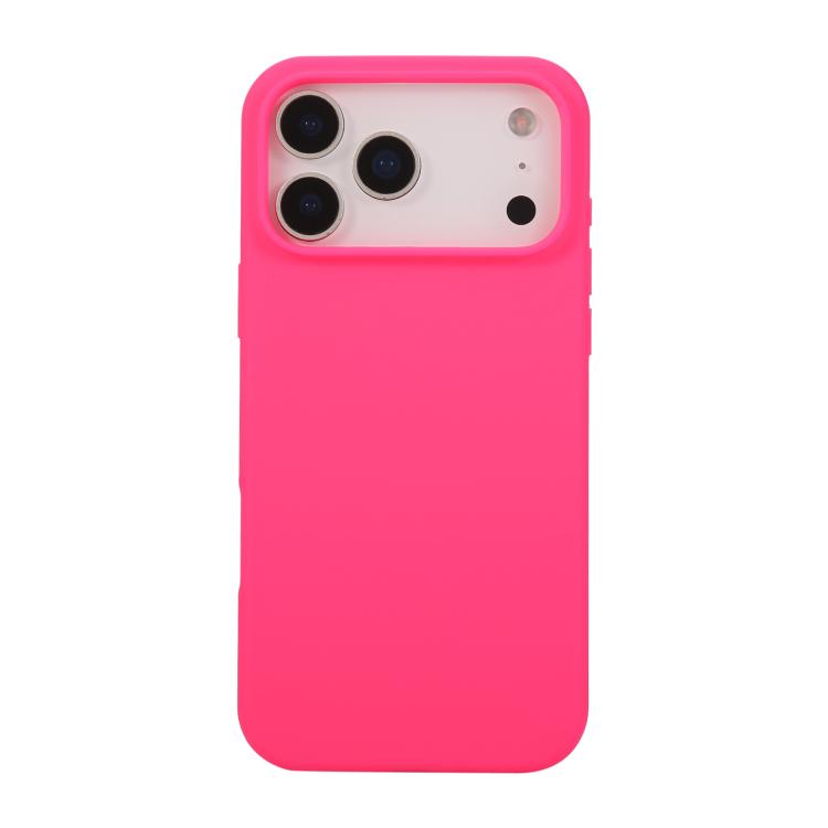 iPhone 17 Pro用 液体シリコンケース（ブリリアントピンク）