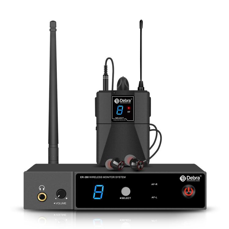 DEBRA ER-280 Professional Stage Wireless Audio Return Monitoring System ...