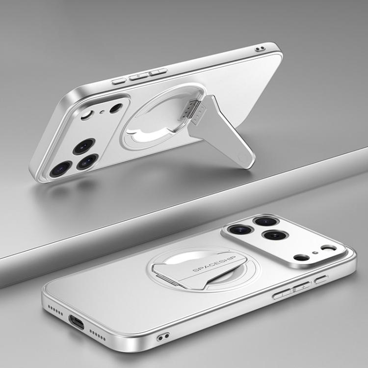 iPhone 17 Pro用 宇宙船型MagSafeホルダー 折りたたみ式電話ケース