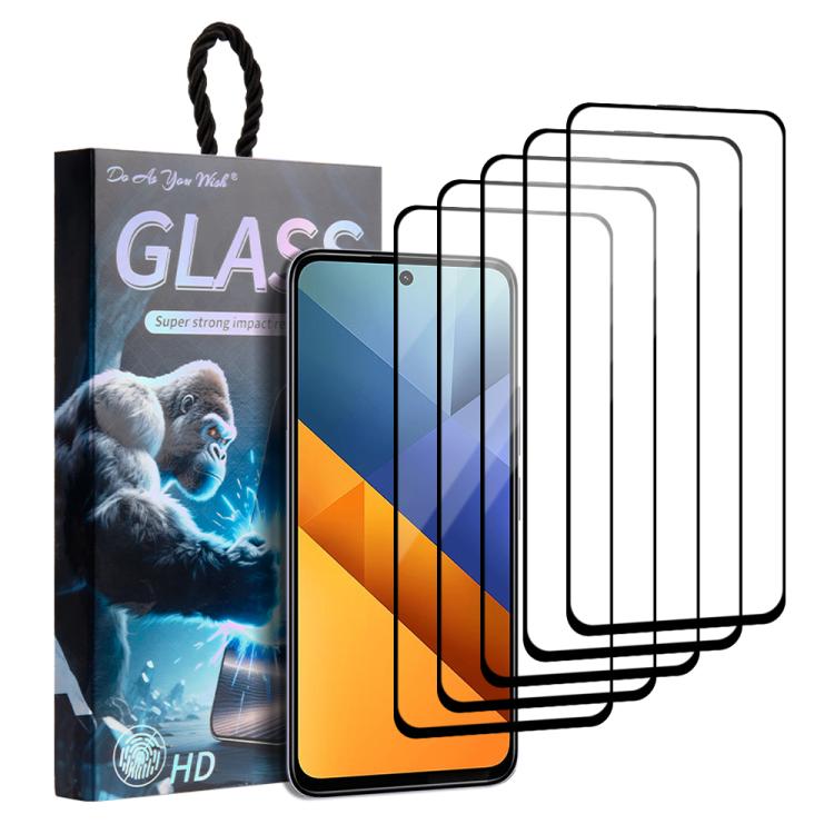 For Xiaomi Poco X3 Pro 5pcs / Pack Do As You Wish Silk Screen Printed ...