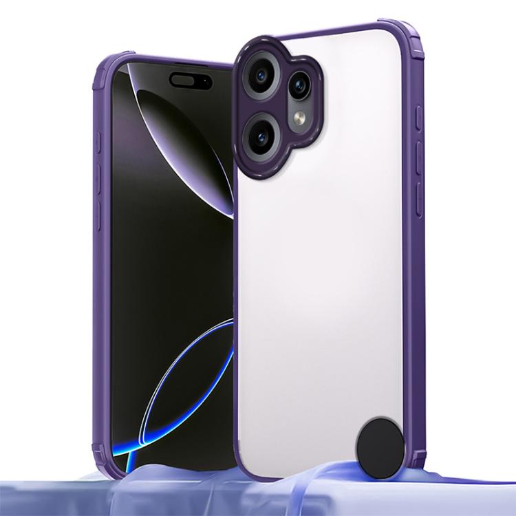 For Nothing CMF Phone 2 Pro Four Corners Shield Shockproof TPU Hybrid PC  Phone Case(Purple)