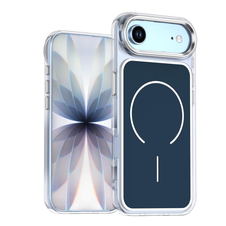 For iPhone Air Bright Shadow Two-color MagSafe Magnetic Phone Case(Blue) For iPhone Air Bright Shadow Two-color MagSafe Magnetic Phone Case(Blue)