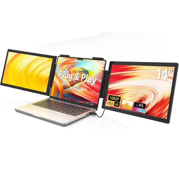 Z140A01D 14-inch 1080P Dual-screen Portable Monitor for Laptop ...