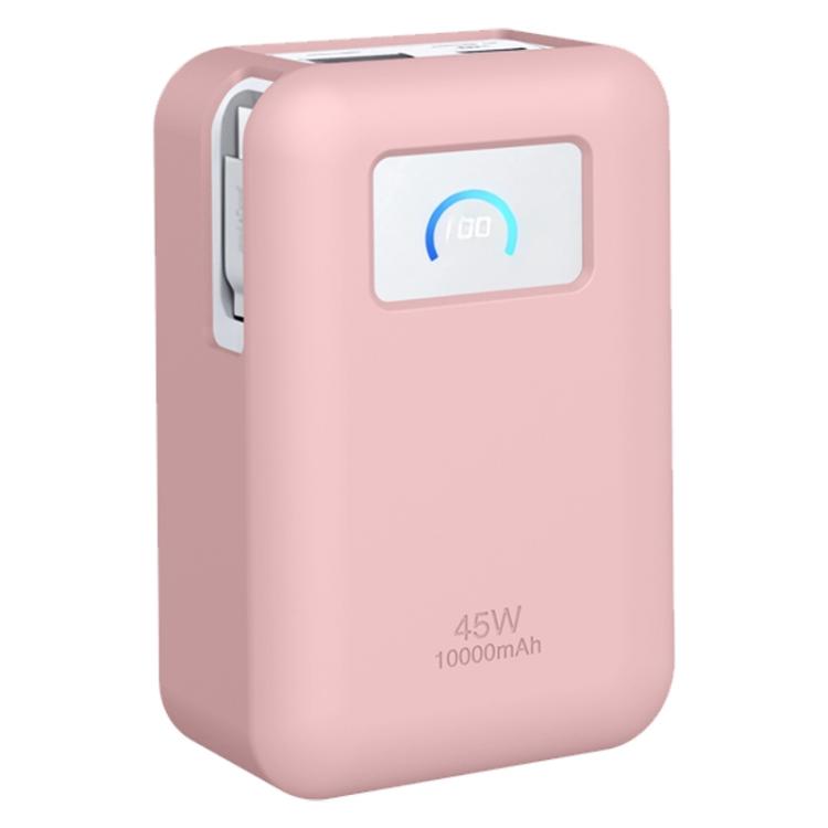 For Anker Nano 45W 10000mAh Power Bank Silicone Protective Case(Pink)