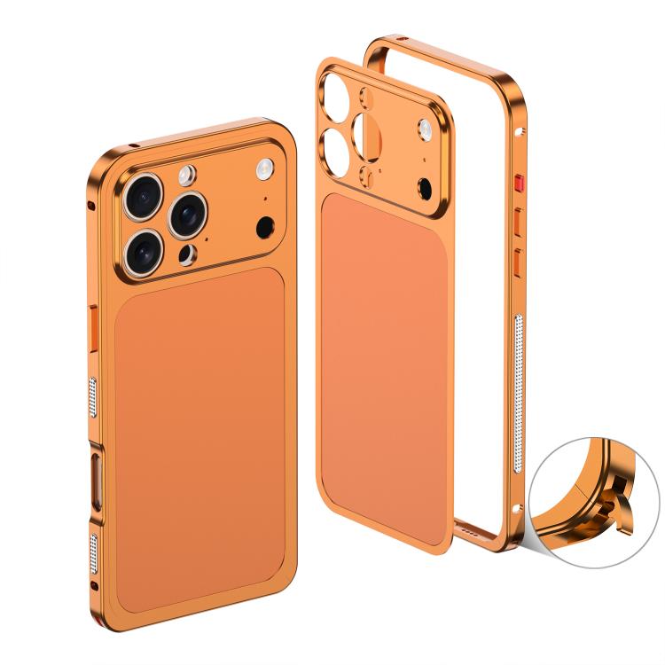iPhone 16 Pro Max用冷却フレームが17 Proのメタルバックプレート電話