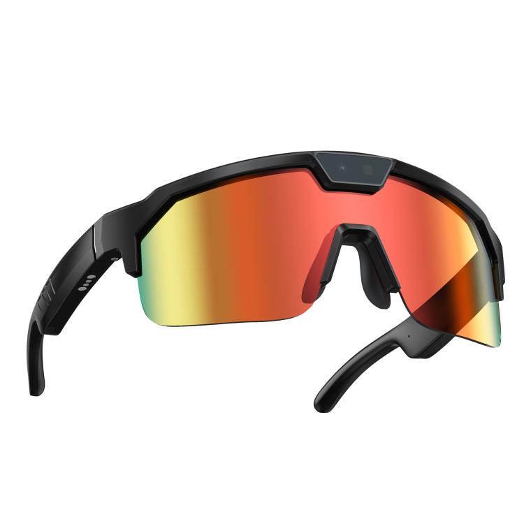 Q01 Outdoor Cycling Smart AI Sports Glasses 8MP Camera(橙色)